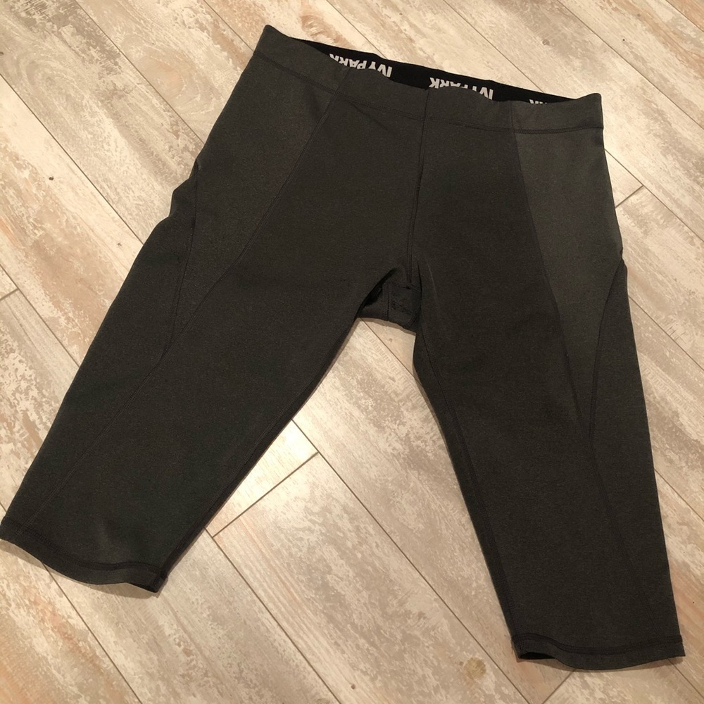 Ivy park cropp leggings work out pans charcoal XL